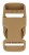 Klamra plastikowa 25mm ARMY TAN Duraflex 5szt