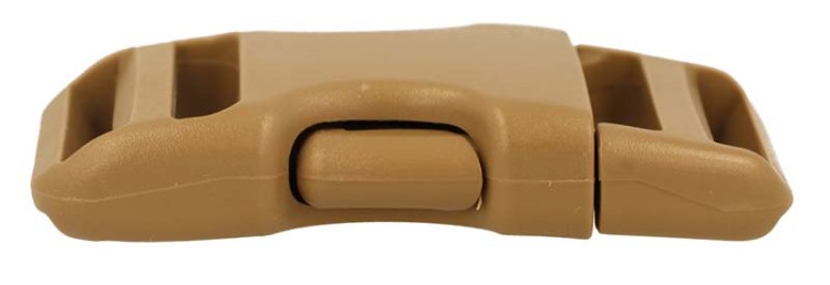 Klamra plastikowa 38mm ARMY TAN Duraflex