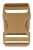 Klamra plastikowa 38mm ARMY TAN Duraflex
