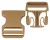 Klamra plastikowa 38mm ARMY TAN Duraflex