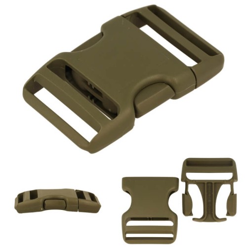 Klamra plastikowa 38mm ARMY GREEN Duraflex