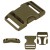 Klamra plastikowa 38mm ARMY GREEN Duraflex