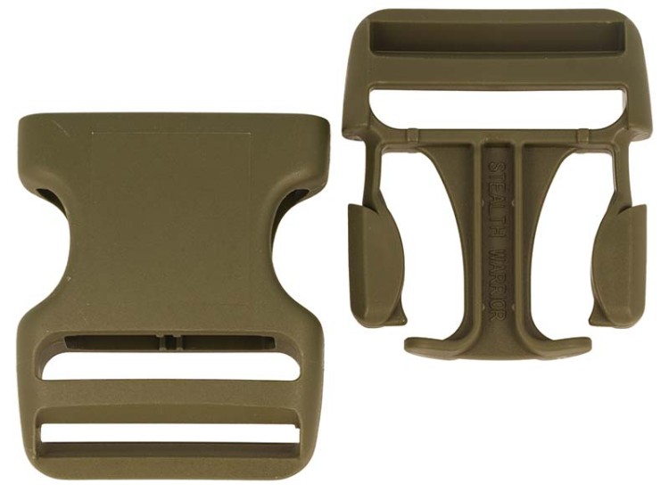 Klamra plastikowa 38mm ARMY GREEN Duraflex