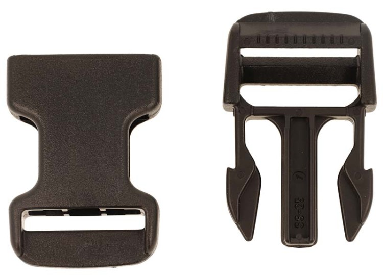 Klamra 25mm Zapięcie Zatrzask Duraflex Prosta 5szt