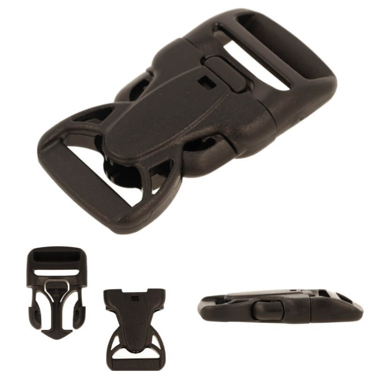 Klamra plastikowa 25mm Zapięcie 3pkt Duraflex