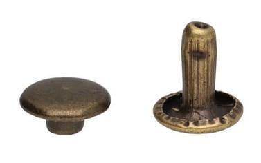 Nity 8x3x9mm LUX kaletnicze St.Złoto 100szt