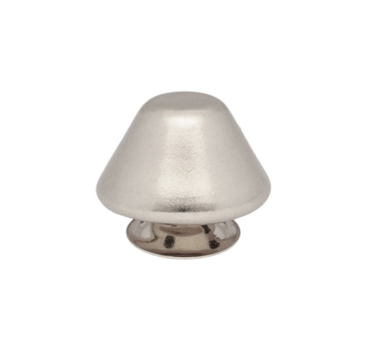 Nity ozdobne Ćwieki 12x8x10 mm TRAPEZ 50szt Srebrny