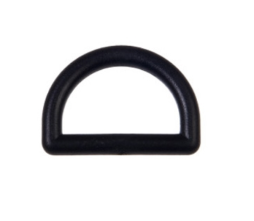 Półkole Półkółko plastikowe 20mm Czarne 50szt