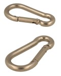 Karabinek do Lin Strażacki Karabińczyk nierdzewny 4x40mm INOX