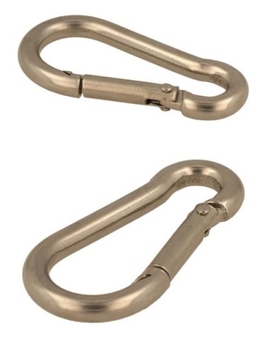 Karabinek do Lin Strażacki Karabińczyk nierdzewny 4x40mm INOX