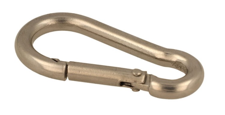 Karabinek do Lin Strażacki Karabińczyk nierdzewny 4x40mm INOX