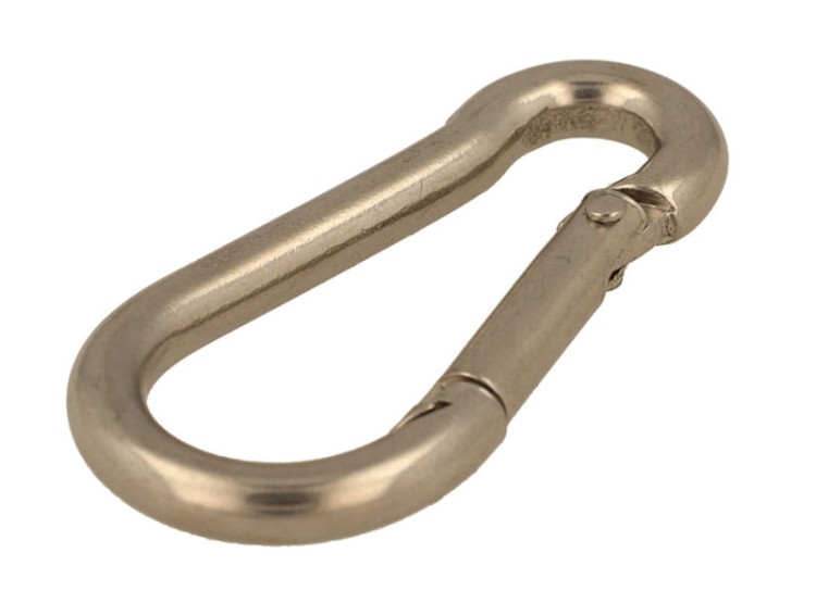 Karabinek do Lin Strażacki Karabińczyk nierdzewny 5x50mm INOX