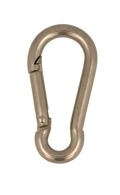 Karabinek do Lin Strażacki Karabińczyk nierdzewny 5x50mm INOX