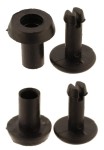 Nit plastikowy 10mm Czarny 10szt na Klik Ściskany