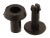 Nit plastikowy 10mm Czarny 10szt na Klik Ściskany