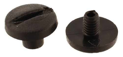 Śruba Nit plastikowy 5mm Czarny 10szt