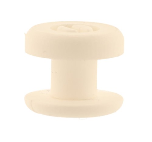 Nit plastikowy 5mm Biały 20szt na Klik Ściskany