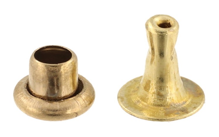Nit kaletniczy N1 4,8x5,2mm Nity Kapsle 50szt Złote