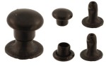 Nit kaletniczy N2 5,7x6,2mm Nity Kapsle 50szt CZARNY