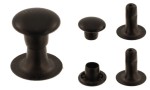 Nit kaletniczy N4 8,8x8mm Nity Kapsle 50szt CZARNY