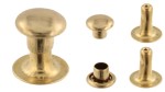 Nit kaletniczy N6 11,1x11,1mm Nity  50szt - złote