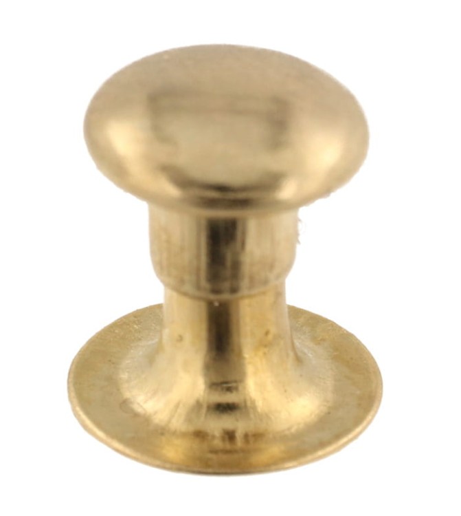 Nit kaletniczy N6 11,1x11,1mm Nity  50szt - złote
