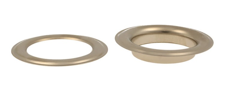 Oczka kaletnicze Krawieckie fi 16mm Srebrne 10szt