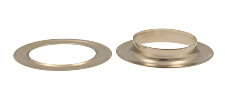 Oczka kaletnicze Krawieckie fi 16mm Srebrne 10szt