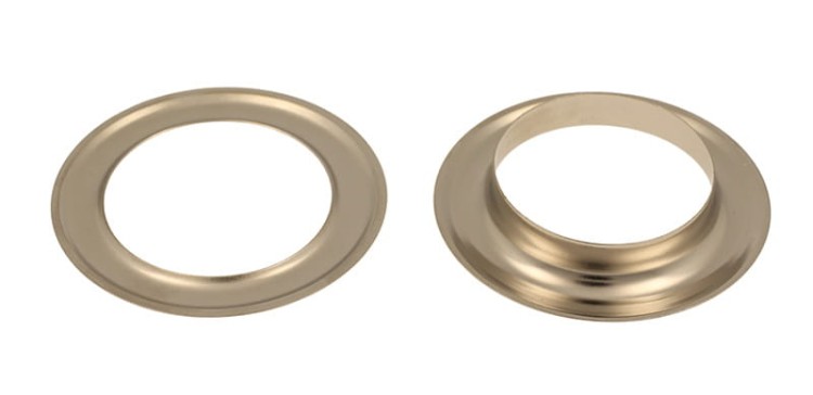 Oczka kaletnicze Krawieckie fi 16mm Srebrne 10szt