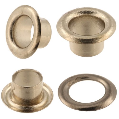 Oczka kaletnicze krawieckie długie fi6mm 100szt