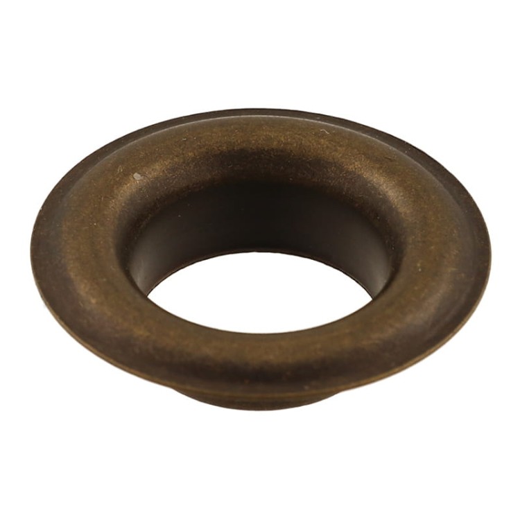 Oczka kaletnicze Krawieckie fi 16mm Stare złoto 10szt