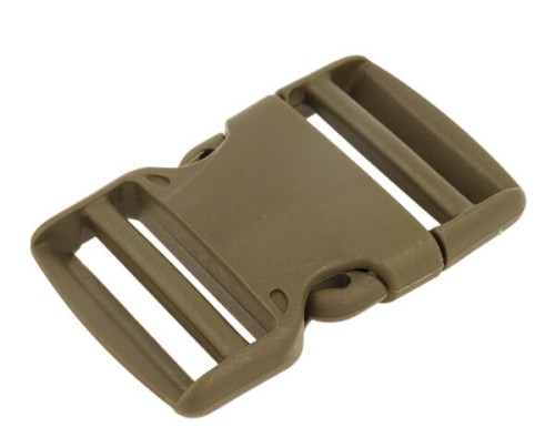 Klamra Zapięcie 50mm plastik 2xRegualcja 5szt OLIWKA