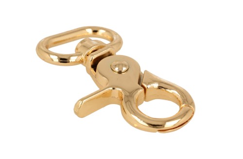 Karabinek Odzieżowy 20x55mm karabińczyk Złote