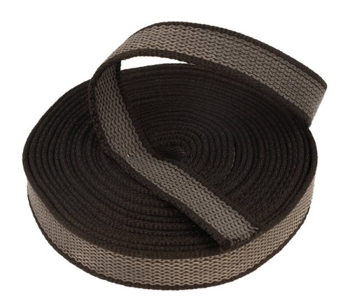 Taśma Nośna 20mm z GUMĄ Czarna AntyPoślizg