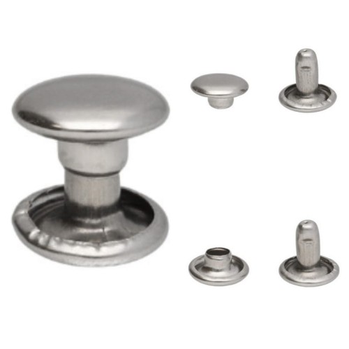 Nity Nierdzewne 8x9mm Dwustronne 50szt Lux