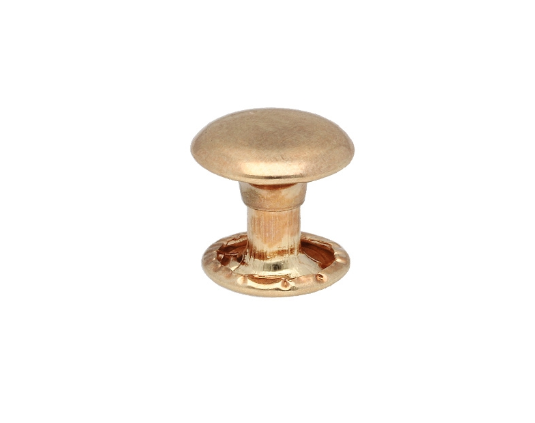 Nity 10x9mm Dwustronne Zbitki ZŁOTE 100szt