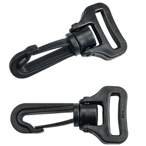 Karabinek Obrotowy 25mm Plastik 10szt Smycze Breloki