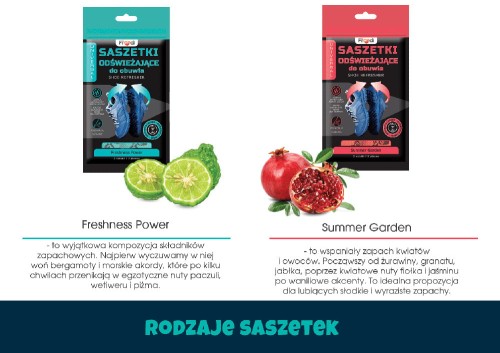 SASZETKI ODŚWIEŻAJĄCE do obuwia Be Frendi