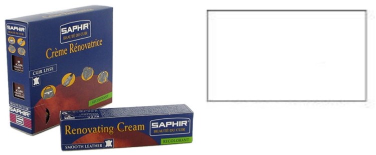 Krem do skóry SAPHIR Renovating Cream 25 ml – renowacja rys, przetarć i koloru