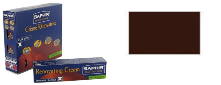 Krem do skóry SAPHIR Renovating Cream 25 ml – renowacja rys, przetarć i koloru