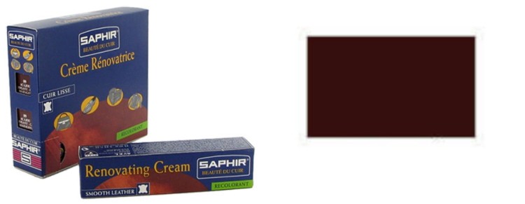 Krem do skóry SAPHIR Renovating Cream 25 ml – renowacja rys, przetarć i koloru