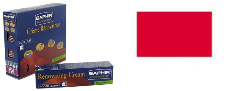 Krem do skóry SAPHIR Renovating Cream 25 ml – renowacja rys, przetarć i koloru