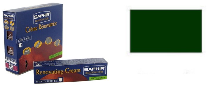 Krem do skóry SAPHIR Renovating Cream 25 ml – renowacja rys, przetarć i koloru