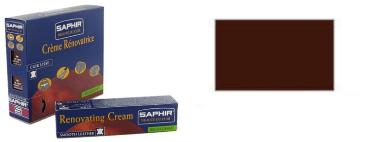 Krem do skóry SAPHIR Renovating Cream 25 ml – renowacja rys, przetarć i koloru