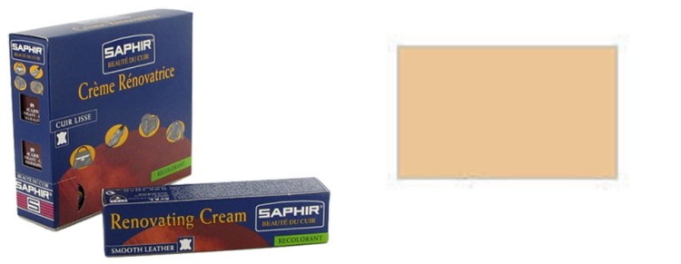 Krem do skóry SAPHIR Renovating Cream 25 ml – renowacja rys, przetarć i koloru