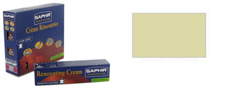 Krem do skóry SAPHIR Renovating Cream 25 ml – renowacja rys, przetarć i koloru