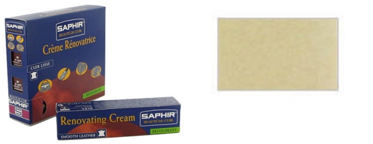 Krem do skóry SAPHIR Renovating Cream 25 ml – renowacja rys, przetarć i koloru