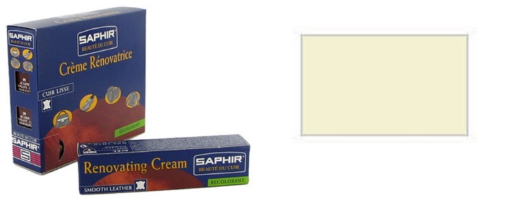 Krem do skóry SAPHIR Renovating Cream 25 ml – renowacja rys, przetarć i koloru