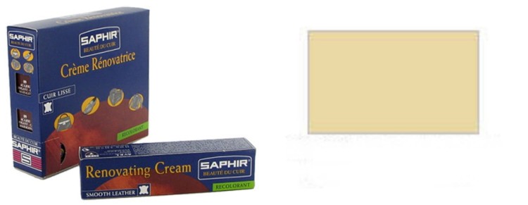 Krem do skóry SAPHIR Renovating Cream 25 ml – renowacja rys, przetarć i koloru