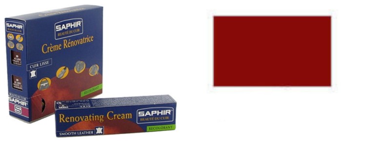 Krem do skóry SAPHIR Renovating Cream 25 ml – renowacja rys, przetarć i koloru